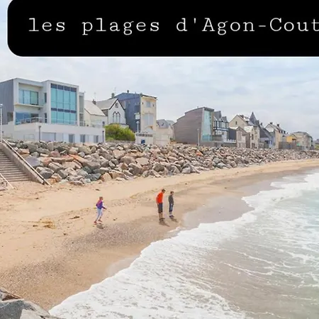 Maison En Pierres A 1200m De La Feriehus Agon-Coutainville